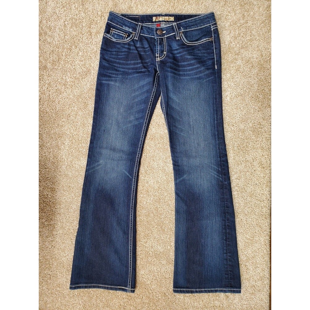 BKE BUCKLE Stella Bootcut Stretch Denim Jeans Womens Size 28x31.5 (Real 29.5x31)